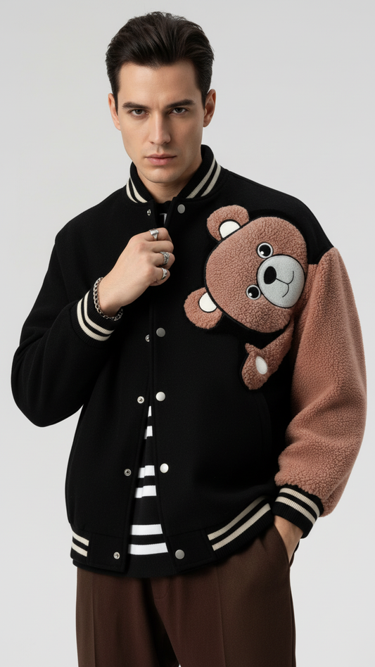 VO Bear Trendy Jacket | Casual Winter Wear